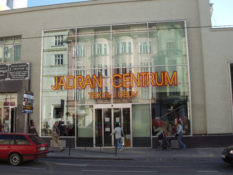 REMING - skleněná fasáda Jadran Centrum Brno